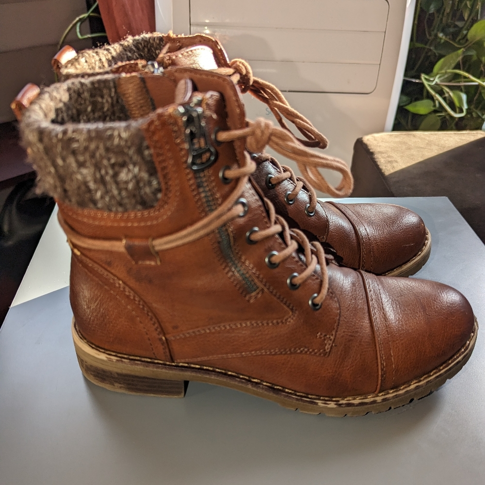 Brown boots